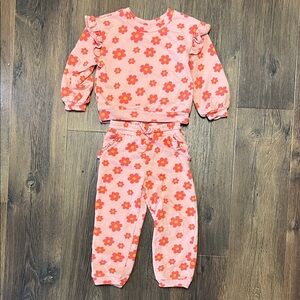 Cat & Jack Floral Set 4T